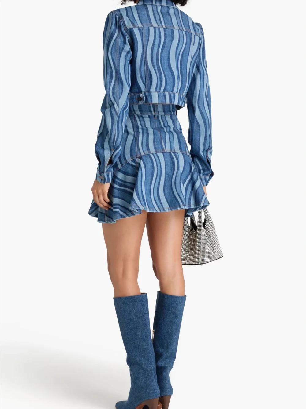 NWT AREA Sunray Denim Matching Set